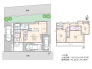 建物プラン例(15号地)3LDK、土地価格1480万円、土地面積165.03m2、建物価格2380万円、建物面積96.06m2